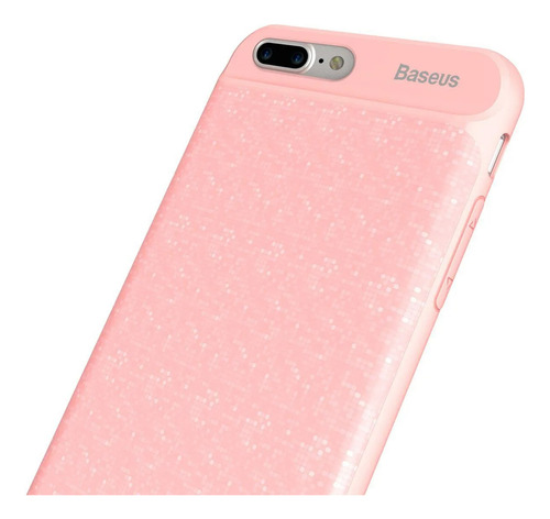 Capa Carregadora Baseus Plaid Para iPhone 7/8 Plus 3650mah