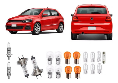 Lampada Lanterna Farol Gol G7 G8 Duplo 2017 2022 V19
