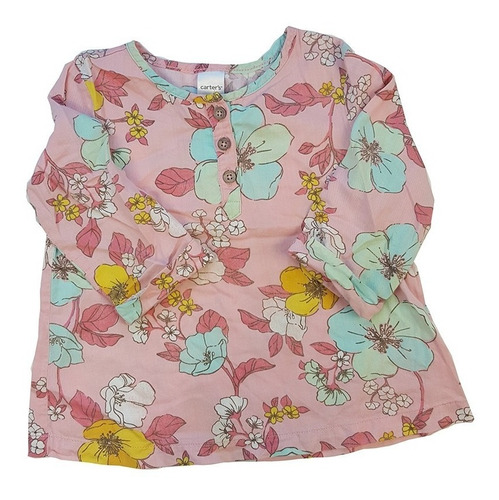 Blusa Carters 24 Meses Niña Floreada