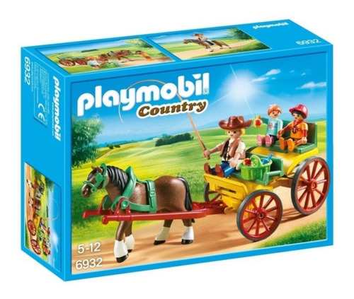 Carruaje Con Caballos Y Accesorios - Playmobil Country 6932