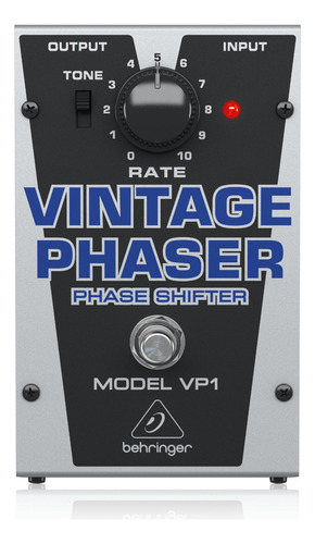 Pedal Vintage Phaser Efecto Para Guitarra Behringer Vp1 