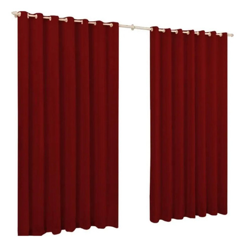  Sofisticada Moda Casa Varão De 1.7m X 2m Liso Cor Vermelho - Unidade De 1