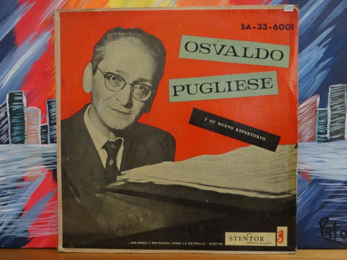 Vinilo Lp Disco Osvaldo Pugliese Y Su Nuevo Repertorio - Zwt