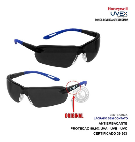 Óculos Antiembaçante Uvex Tático Militar Epi Protege Airsoft