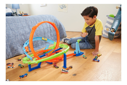Hot Wheels Action Pista De Juguete Desafío Extremo Color Multicolor