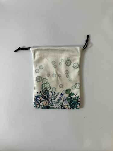 Bolsa + Paño Para Tarot De Terciopelo Pentáculo Calidad 100