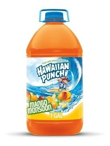 Jugó De Frutas Hawaiian Punch Mango Monsoon 3.78lts