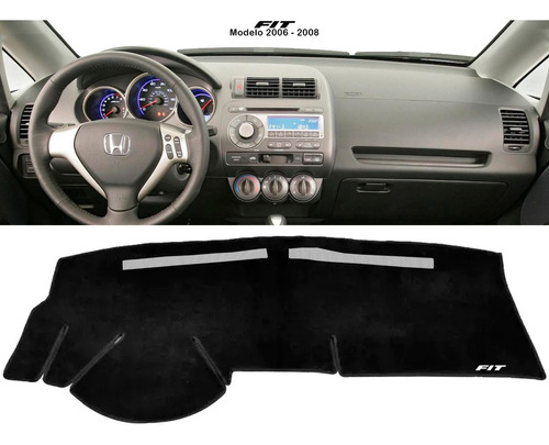 Cubretablero Bordado Honda Fit Modelo 2006 - 2008