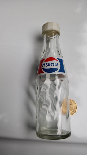 Pepsi Cola Antigua Mini Botella Salero Pepsicola Logotipos (Usado)