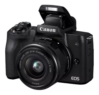 Canon EOS Kit M50 15-45mm IS STM sin espejo color negro