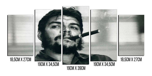 Cuadro Escalonado  Che Guevara 3 4127