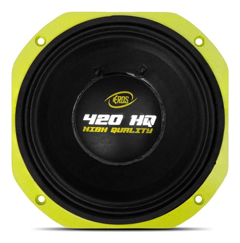 Auto Falante 8 Polegadas Eros E420hq 8 Ohms Woofer 420 Rms