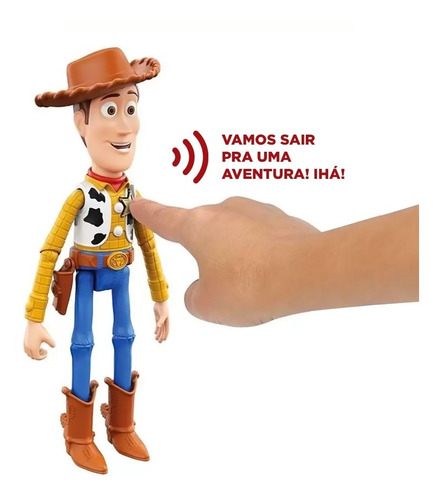 Imagem 9 de 9 de Boneco Articulado Falante Buzz Lightyear E Woody Toy Story