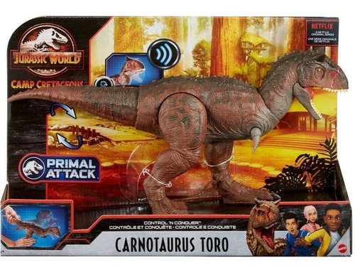 Carnotaurus Toro Jurassic World Camp Cretácico Isla Nublar 