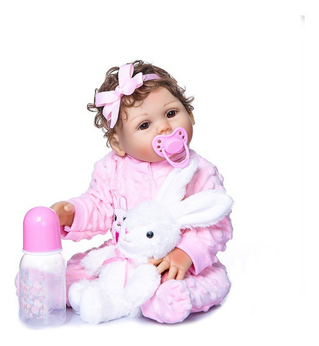 Bebé Muñeca Realista Reborn 100% Silicona 47cm 980 Bestoys