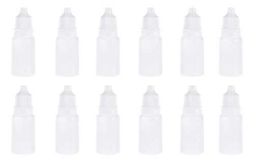 Frasco Líquido Eye Dropper Vials, 12 Unidades