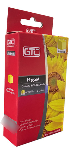 Cartucho De Impresora 954 Xl Yellow Gtc Compatible Hp