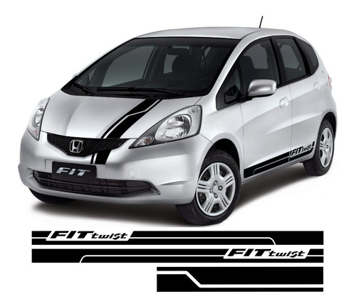 Adesivos Honda Fit Twist - Lateral E Capô - Frete Gratuito