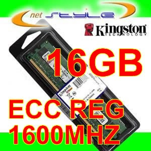 Kingston 16gb 1600mhz Ecc Reg P/ Hp Proliant Bl620c G7 Xeon