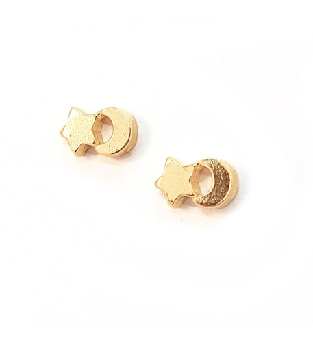 Caravanas Mini  Enchapadas En Oro 18k Scarlett