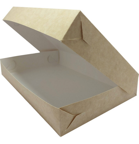 Imagen 2 de 5 de Caja Para Alfajores Alf1 X 100u Packaging Blanco Madera