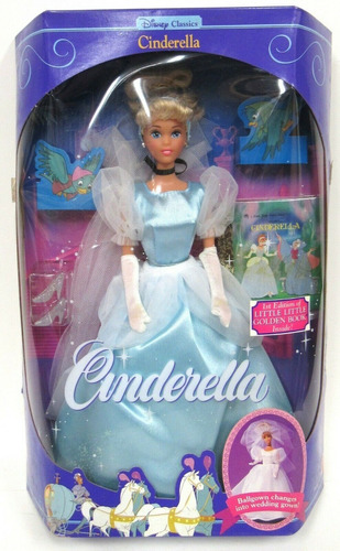 Imagem 1 de 7 de Disney Classics Cinderella 1991 Mattel Princesa 