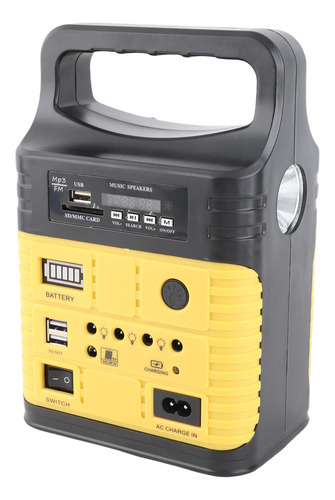 Generador Eléctrico Exterior, Iluminación Solar Portátil