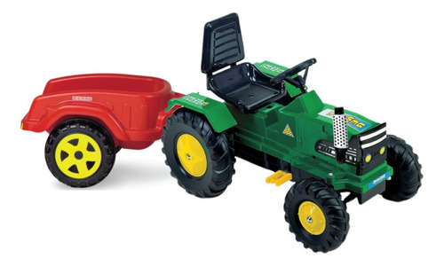 Combo Carro Remolque Y Tractor Farmer Biemme - Juegos Niños