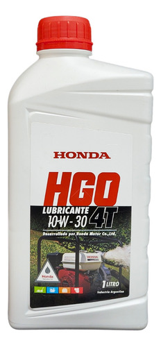 Aceite Hgo Honda P/productos De Fuerza 10w30 4t 1lt Tuamoto