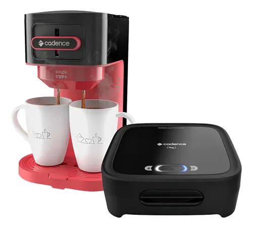 Kit Click Cadence - Sanduicheira E Cafeteira Single Up Caden - R$ 179,9