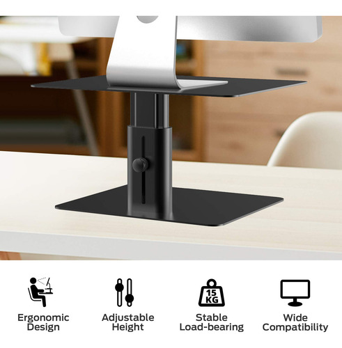 Soporte Para Monitor, Elevador De Monitor Ajustable Metalico