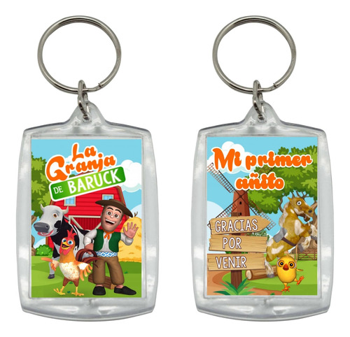 Llaveros Granja De Zenón Personalizados 