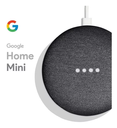 Google Home Mini Asistente Virtual + Adaptador De Corriente