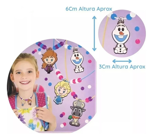 Imagen 2 de 7 de Frozen Colgantes Encantados Bijou Collares Pulseras Perlas