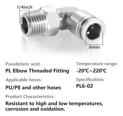 Codo Macho De Acero Inoxidable 304 De 90 Grados Para Conecta