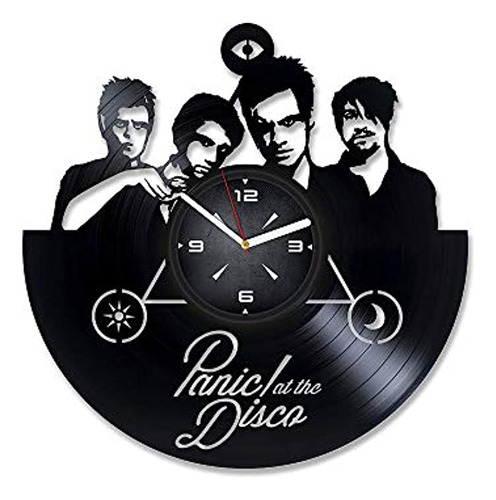 Reloj De Pared Con Disco De Vinilo Lp De Música