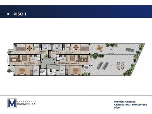 Imagen 13 de 16 de Apartamento 1 Dormitorio, Al Frente .