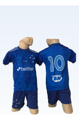 Kit Conjunto Infantil Do Cruzeiro Azul 14