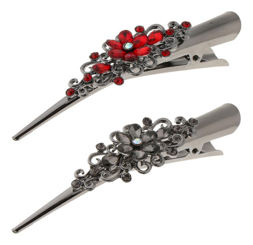 Pinzas Para El Cabello De 2pcs Pinzas Para El Cabello Con De