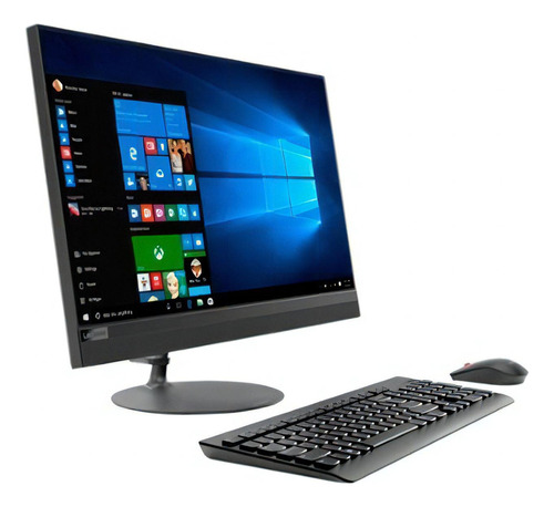 Computadora all in one Lenovo IdeaCentre 520-24ICB de 1920pxx1080px con procesador Intel Core i5-8400T, memoria RAM de 16GB, disco duro de 1TB, memoria gráfica Intel UHD Graphics 630