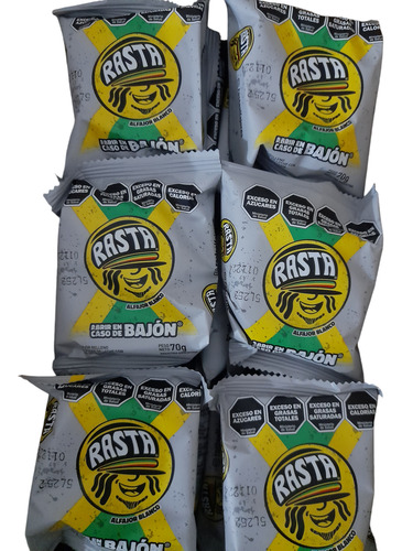 Alfajores Rasta Blanco X18 U