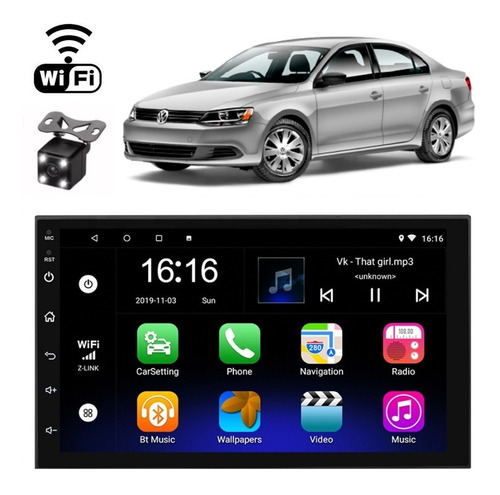 Radio Multimedia Android Wifi Bt Gps Vw Bora + Instalacion