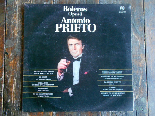 Antonio Prieto Boleros Opus 1 Lp Vinilo Ex