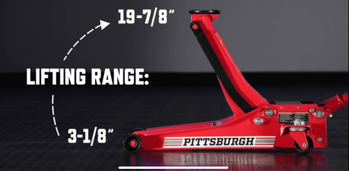 Gato Caiman Pittsburgh Automotive De Acero Con Bomba De 3t