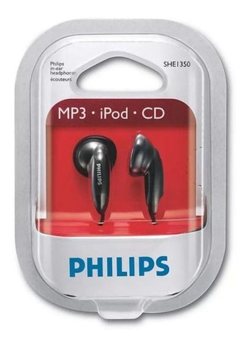 Imagen 1 de 3 de Audífono Philips She1350/00 Para Mp3,cd,iPod