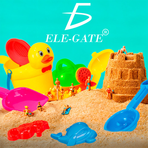 Kit Juguetes Playa Arena Cubeta Pato Pala Moldes Animales