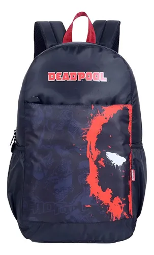 comprar Mochila De Costas Escola Passeio Meninos Deadpool Marvel Cor Preto