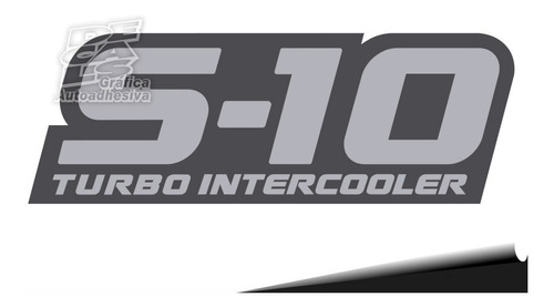 Calcomania Chevrolet S10 Turbo Intercooler