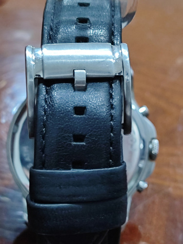 Reloj Fossil Grant Caballero Fs4812 Negro Plateado Negro (Usado)
