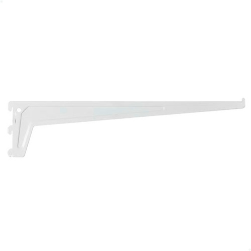 Suportes Para Trilho Cremalheira Prateleira 50cm Kit 10 Uni Cor Branco